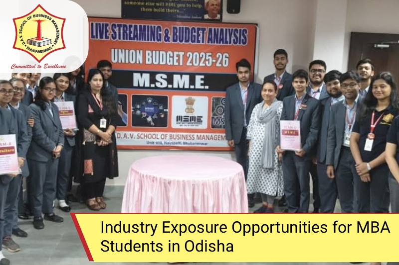Industry Exposure Opportunities for MBA Students in Odisha