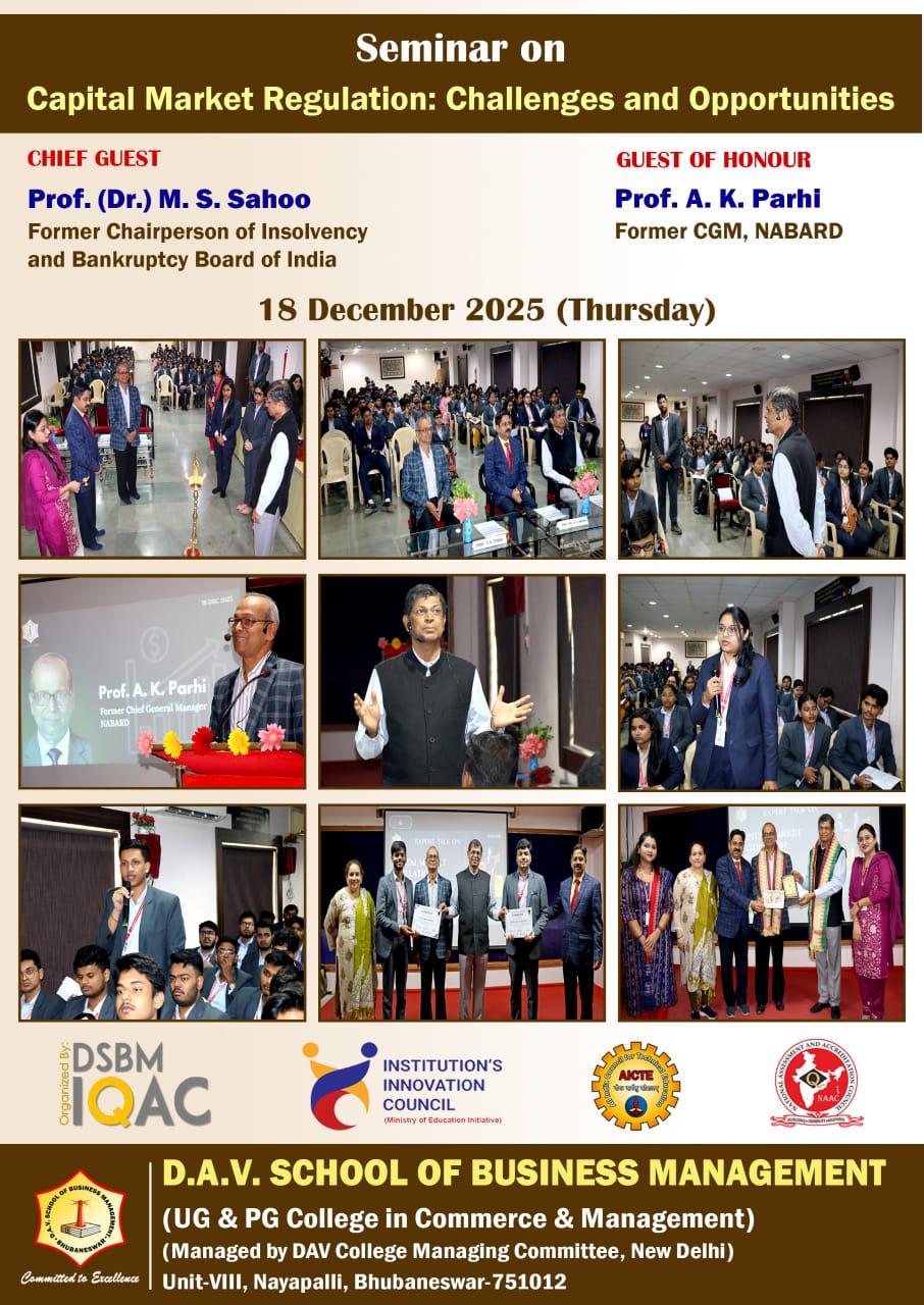 Best BBA Colleges in Bhubaneswar | DSBM Seminars