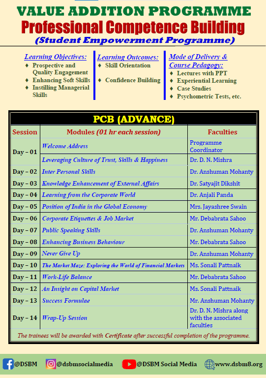 Top BBA Colleges in Bhubaneswar Odisha | DSBM PCB Program